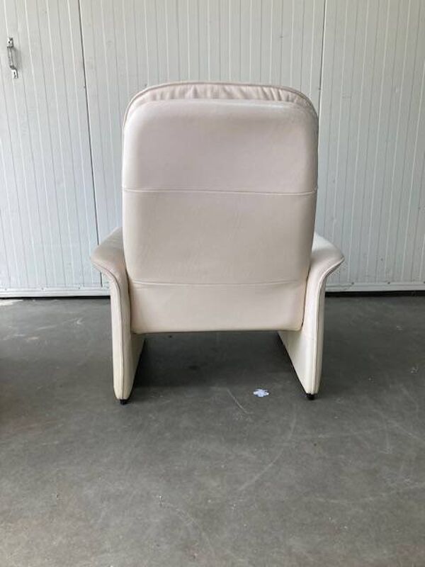 Exceptionnelle et rare paire de chaises longues réglables De Sede DS-50
