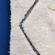 Beni Ouarain Berber rug with engraved patterns 170x255 cm
