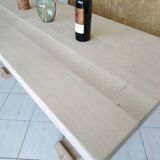 Renovated oak monastery table