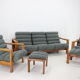 Living room oak set ,finland 1960
