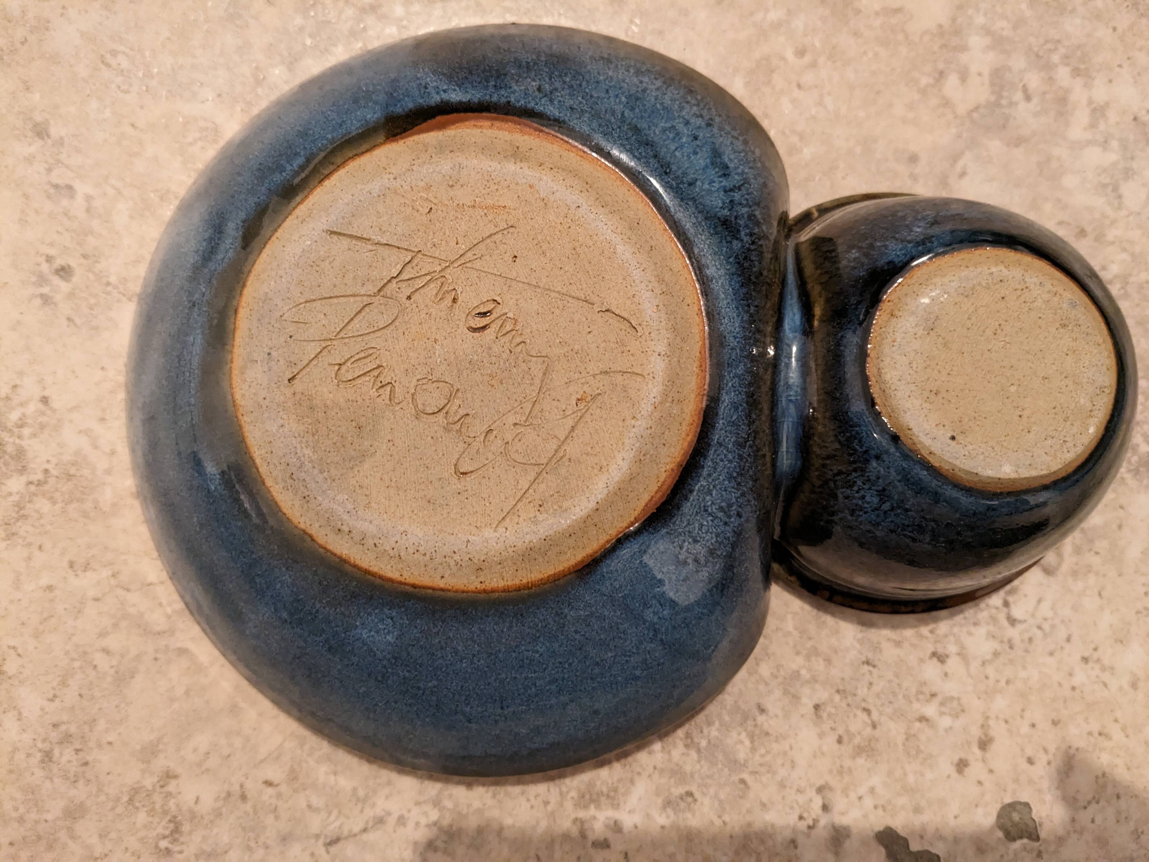 Double bowl candle holder Thierry Perraud