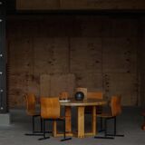 Round table in pine by Roland Wilhelmsson, mid-20th century.