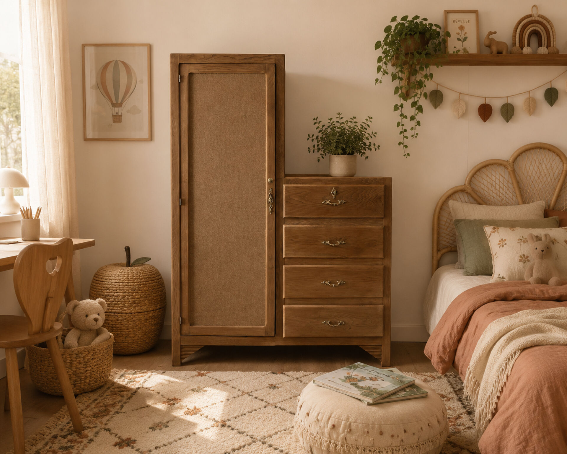 Asymmetrical wardrobe