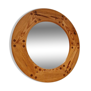 Miroir mural en pin par - uno