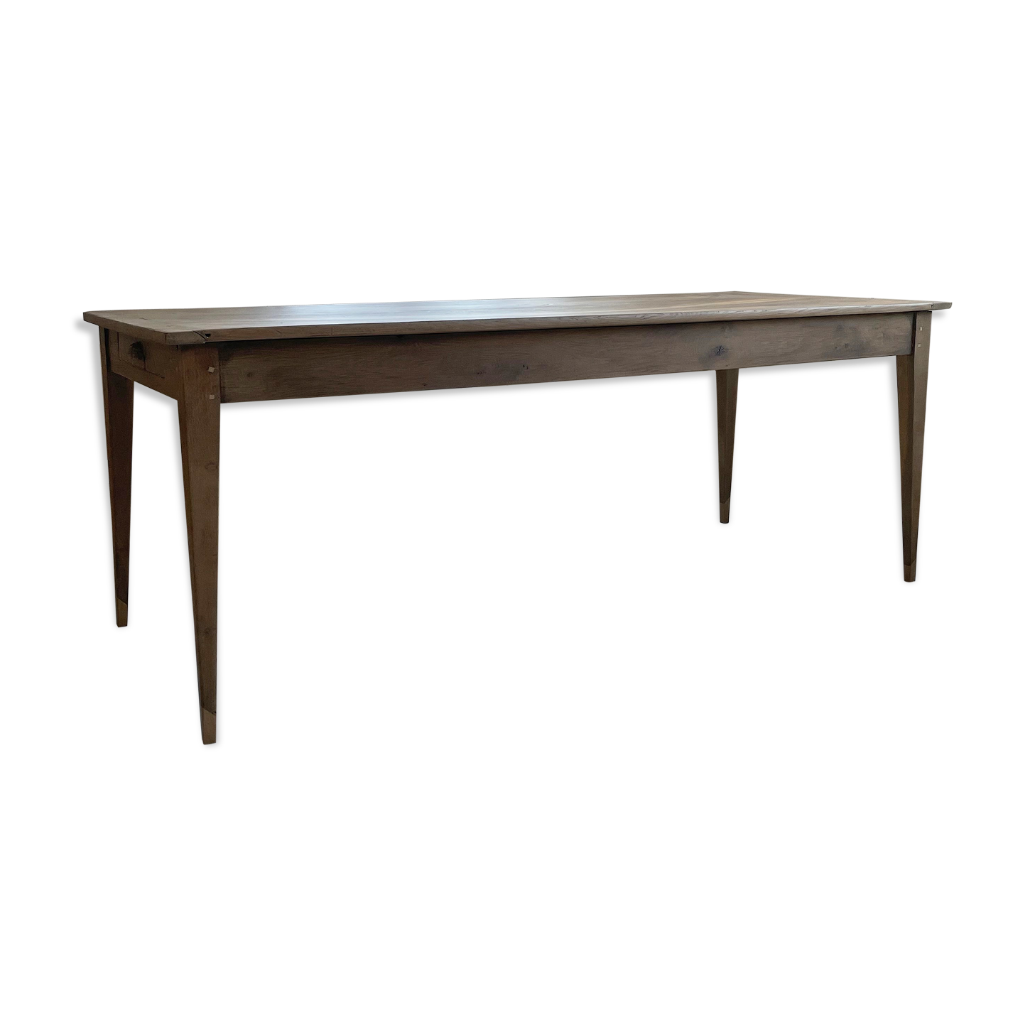 2m oak farm table