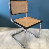 B32 Marcel Breuer 80's black and chrome chair