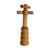 Vintage wooden corkscrew