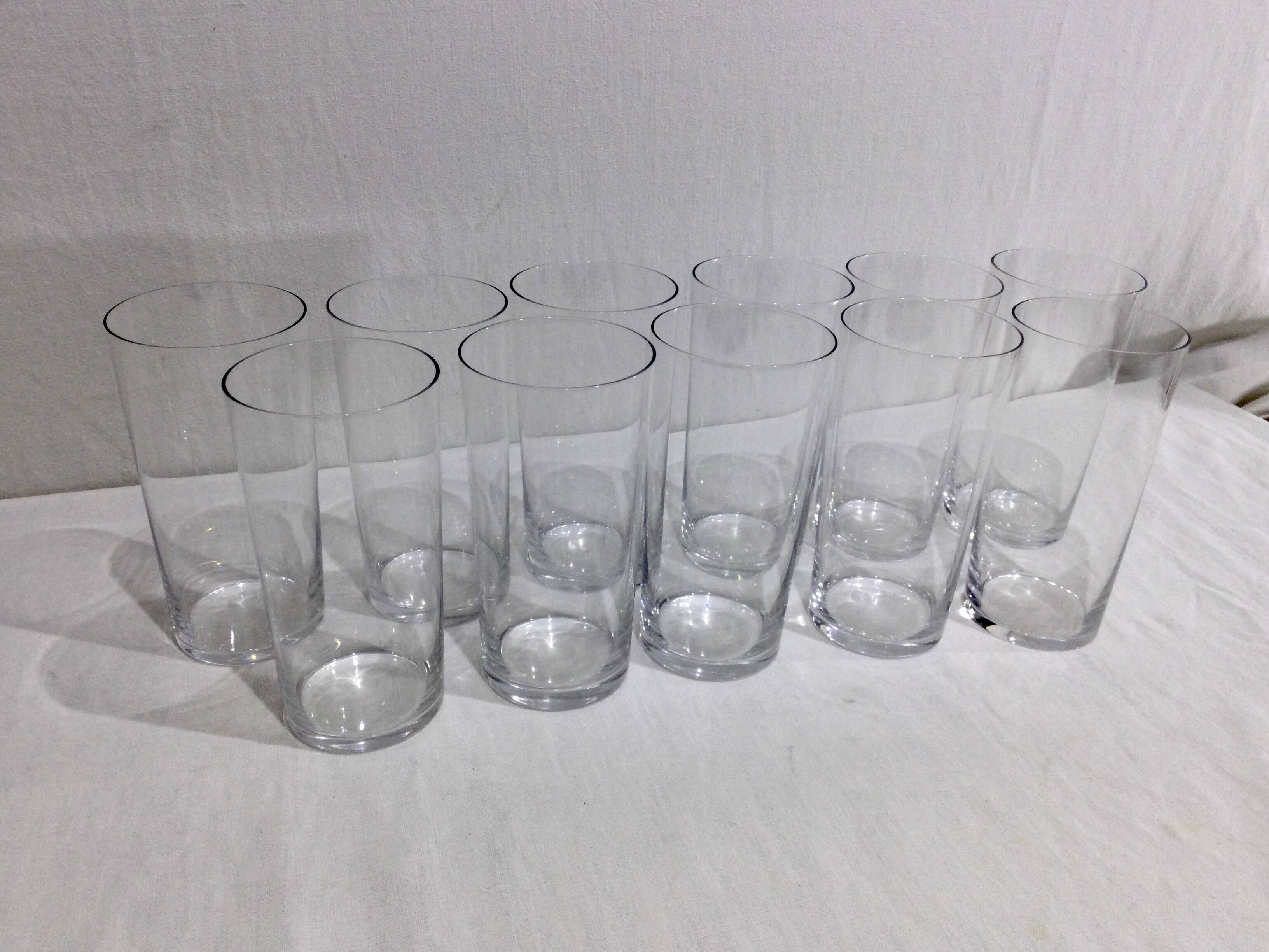 Baccarat - 11 Orangeade Glasses
