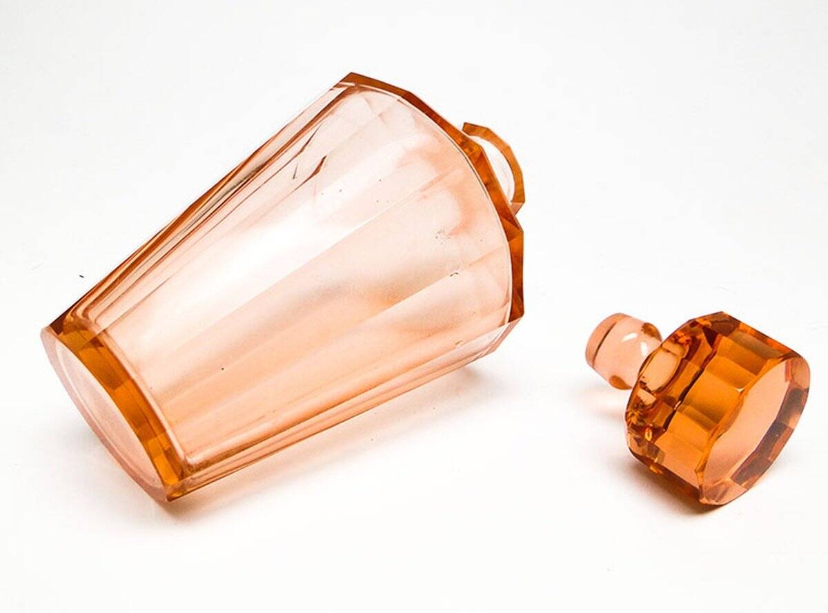 Art Deco carafe from Moser, Czechoslovakia, 1930s