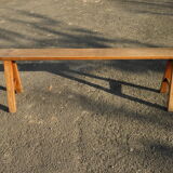 Pair of cherry farm benches
