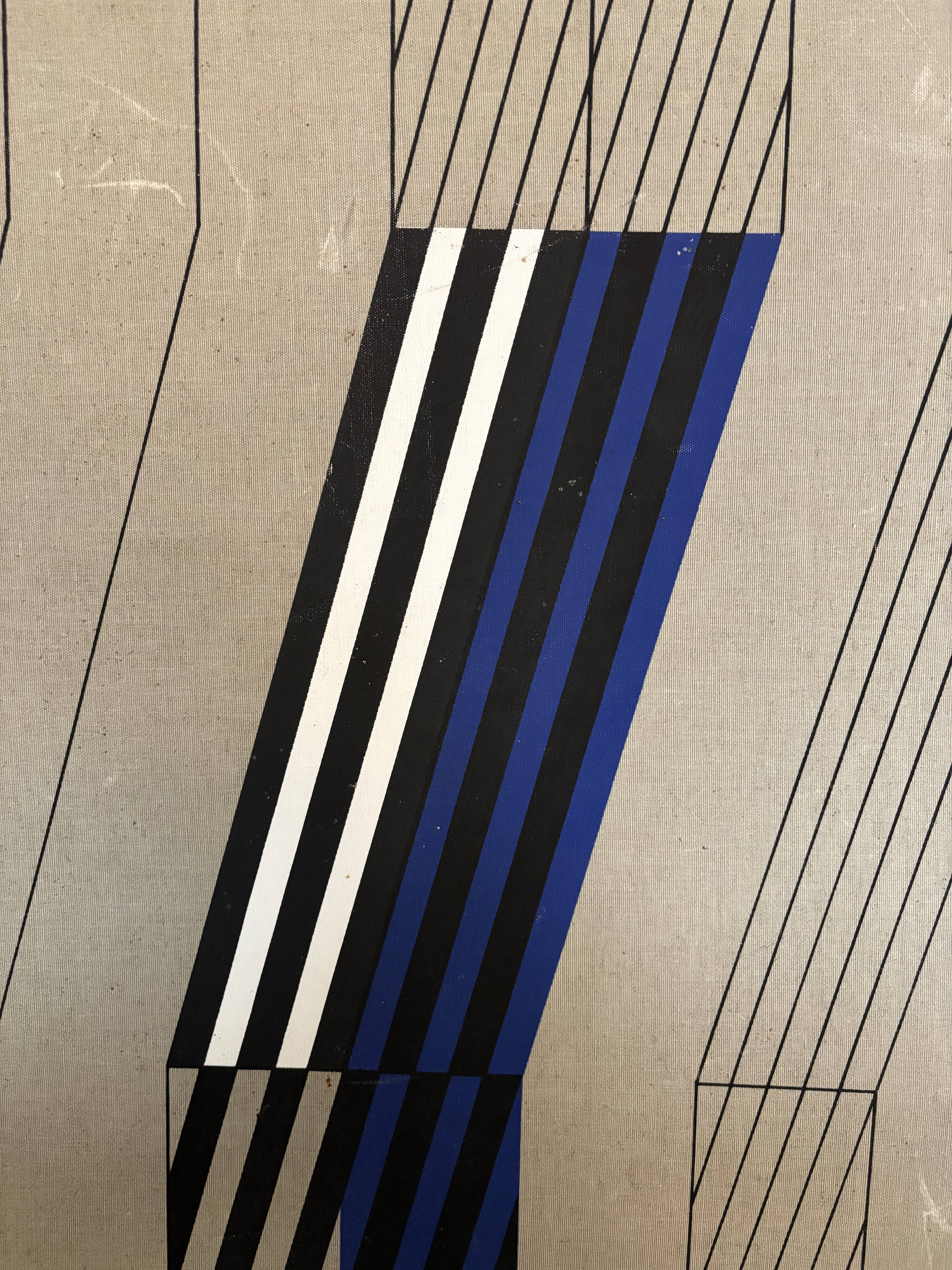 Peter Hermann Schütz, Acrylic on canvas, 1972