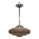 Art Deco XL pendant lamp in Clichy glass circa 1920