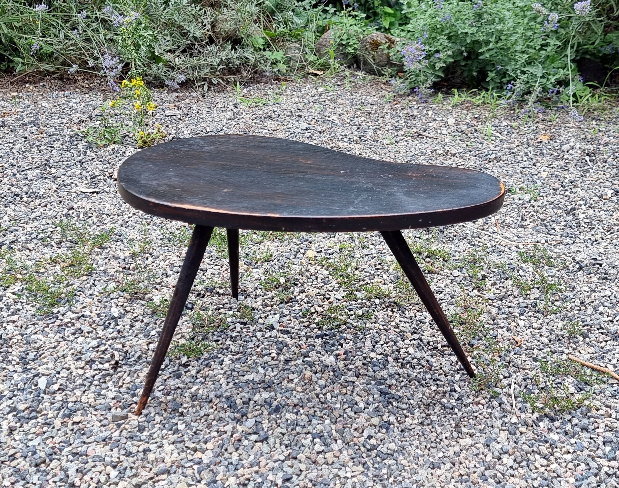 Small bean-shaped tripod harness