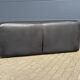 De Sede Ds47 3 places en cuir de buffle NECK 5 mm cuir noir