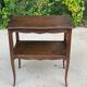 Louis XV serving trolley in solid wood with curved legs