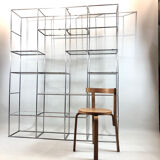 1970 chrome tubular shelf