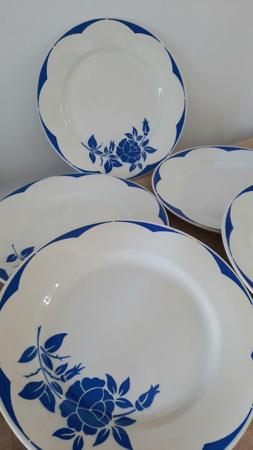 Assiette plates Sarreguemines Digoin