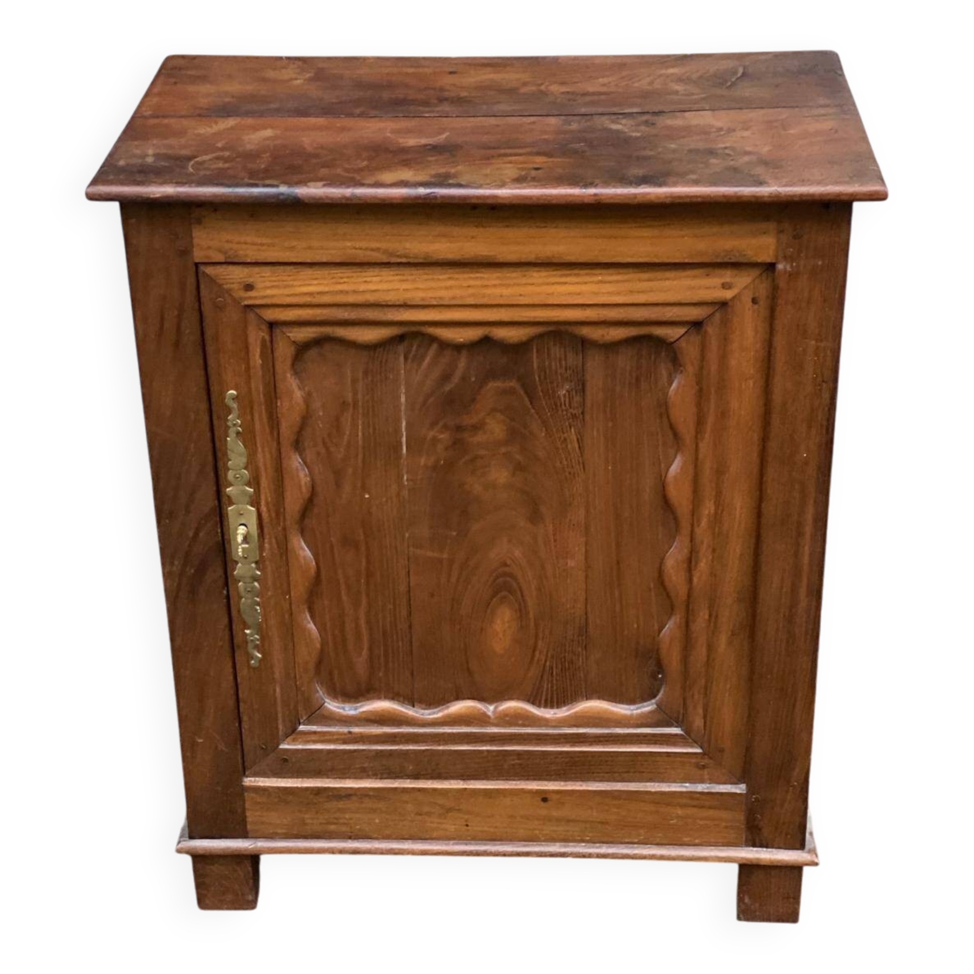 Commode d'art René Trofel en chêne massif du 19ème