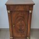 Empire-style bedside table in walnut