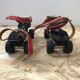 Old pair of roller skates germina metal black