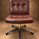 Nomadic leather armchair P128 Osvaldo Borsani