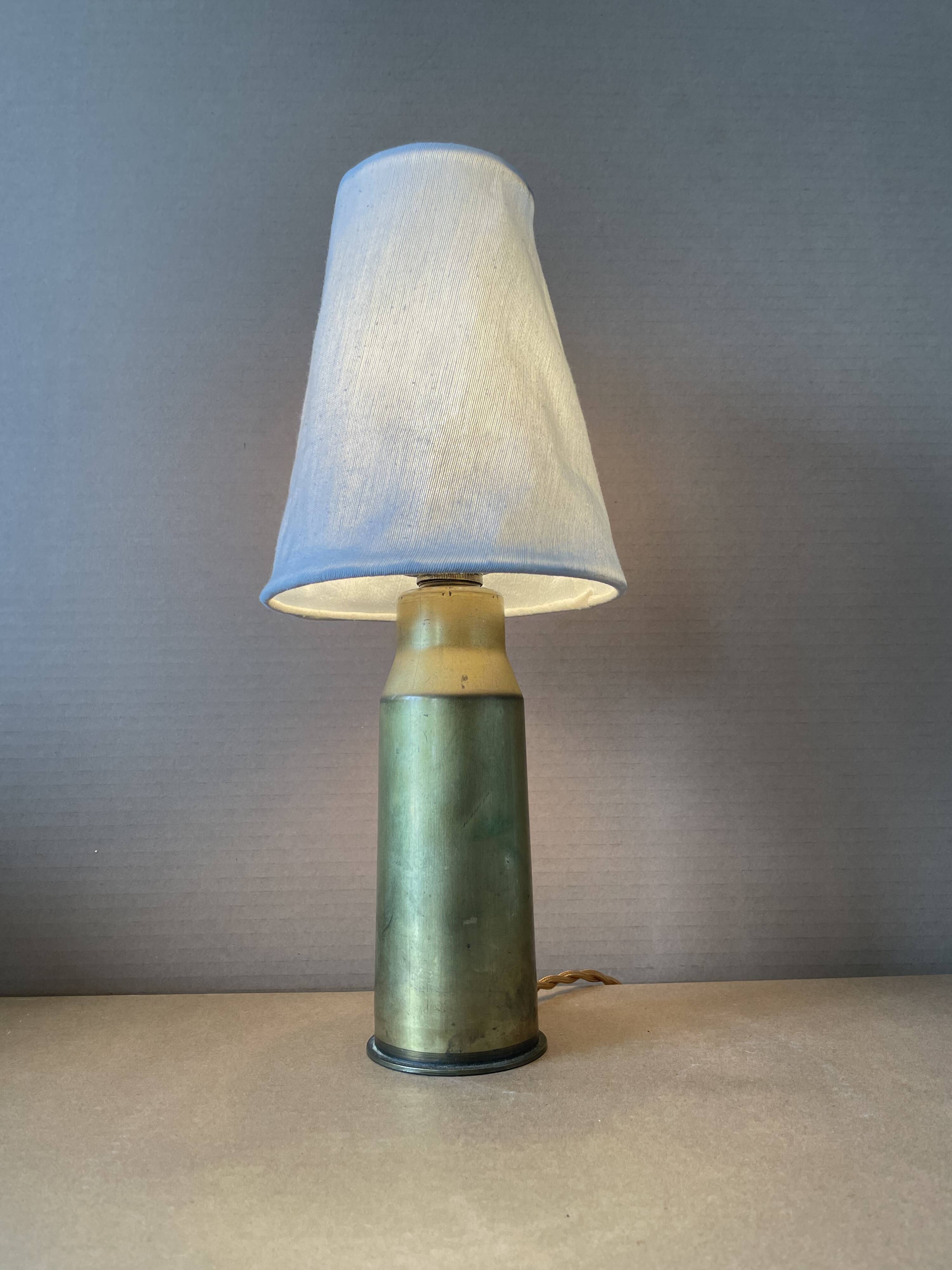 Antique brass lamp