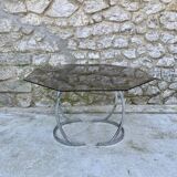 Glass dining table