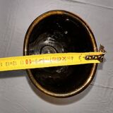 Grand vase tubulaire en céramique Jean Varoqueaux pour la poterie périgordine