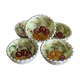 5 bols fleurs en céramique