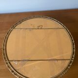 Sun mirror in gilded metal