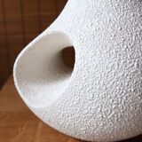 White ceramic vase by Roberto Rigon, Bertoncello, 60s