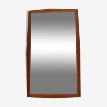 Teak mirror from the 1960s. 67 x 39 cm