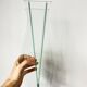 Vintage Sculptural Glass Vase – Geometric Minimalist Design, Italy 1980s