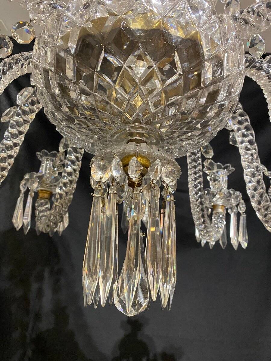 Lustre Baccarat douze branches début XXème