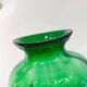 Green glass vase 30 x 17 cm