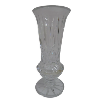 Vase en cristal taillé