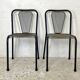 Paire de Chaises design René Malaval modèle Seducta vintage 1950's
