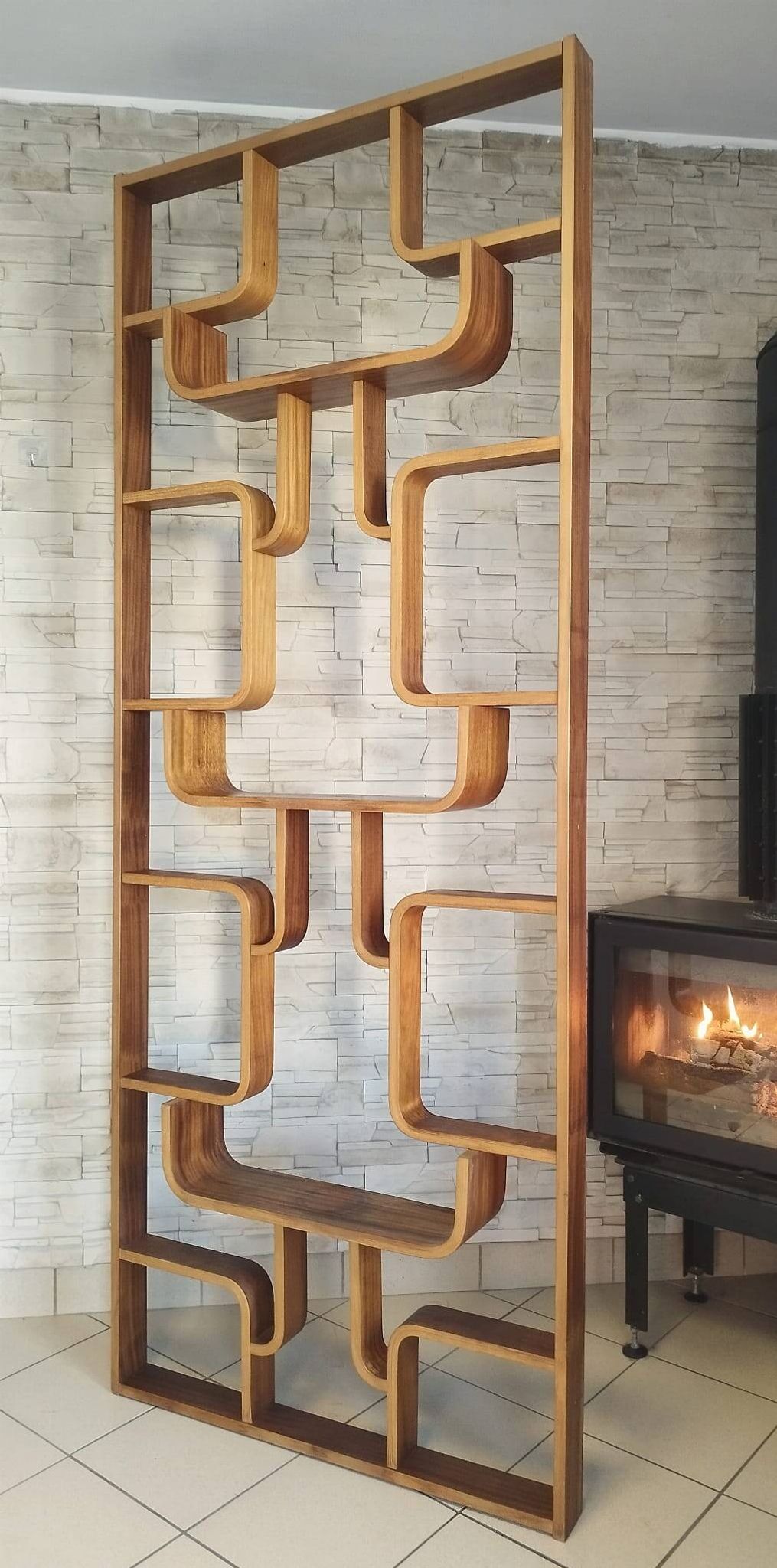 Wall Divider by Ludvik Volak from Drevopodnik Holesov