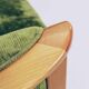 Vintage set sofa and armchairs deep olive velvet design by Knut Seater