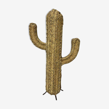 Cactus en osier tressé à la main
