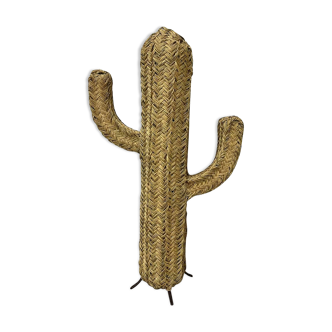 Cactus en osier tressé à la main