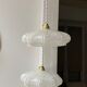 Art Deco suspension in clichy glass