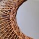Vintage rattan mirror