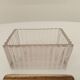 Art Deco box in glass and gilded brass from the 60s