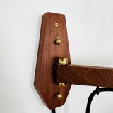 Adjustable Teak Wall Lamp by Kaiser Leuchten