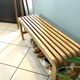 Recycled Solid Wood Shoe Bench with Storage – Ideal for Entryway or Hallway