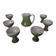 Ceramic Decanters & Tumblers, 1960s, Set of 7