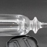 6 champagne flutes Saumur model crystal Daum France H = 21.5 cm