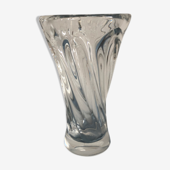 J.B France crystal vase