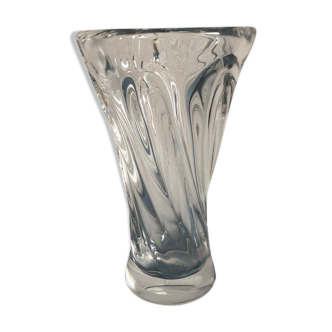 J.B France crystal vase